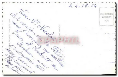Casal jovem — soldado e jovem mulher em um cenário floral — S!NICOLAS n°6859 — Verso