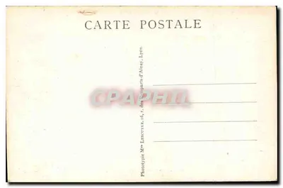 Place Bellecour e coteau de Fourvière — Lyon — Lyon Artistique, M. 108 — Verso
