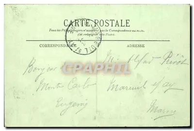 Monte-Carlo — Wejście do Kasyna — LL. — N° 45 — Rewers