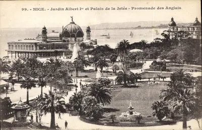 Nice - Jardin Albert Ier i Palais de la Jetée - Promenade des Anglais