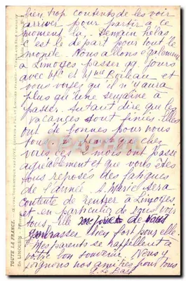 Pastoralny krajobraz z owcami — Wydawca: Cała Francja — Nr 4 — Rewers