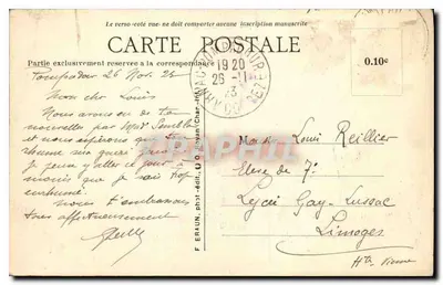 La Grande Côte — Międzynarodowa Wystawa Sztuki Dekoracyjnej — F. Eraun, fot. wyd. — Rewers