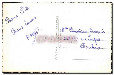 Casal amoroso — Sainte-Catherine — P.F. 774 — Verso
