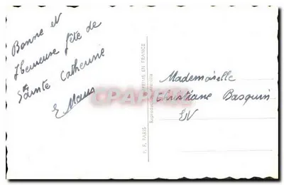 Jovem homem com rosas — P. F. 353 — P. F. Paris — Verso