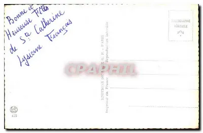 Młody para — pod drzewem — Wydawnictwo G.P. Paryż — Rewers