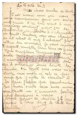Am Wasserhahn — Landschaft mit Kühen — unbekannter Verlag — Rückseite