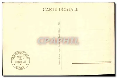 Haut-Kœnigsbourg — Poço do Jardim Superior — Braun & Cie, Imp. (Haut-Rhin) — Verso