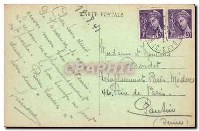 Les Vaux de Cernay - A Abadia — Edição Nouaille, n°7 — Verso