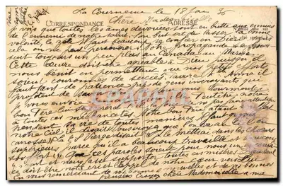 Estátua da Virgem no Pailly — O P. Lamy — Série — Verso