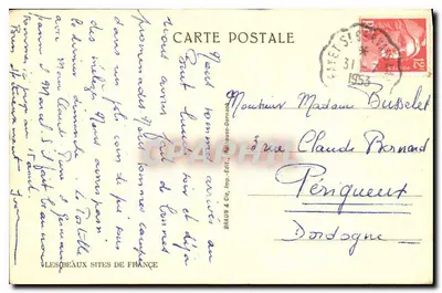 L'Arête du Buet — Wysokość 2900 m — Braun & Cie, Toulouse-Dornach, nr 26300 — Rewers