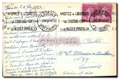 Lourdes - Grota — wydawca nieznany, nr 166 — Rewers