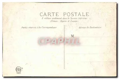 Mulher jovem sorridente — com buquê de flores — editor C.A. Paris — Verso