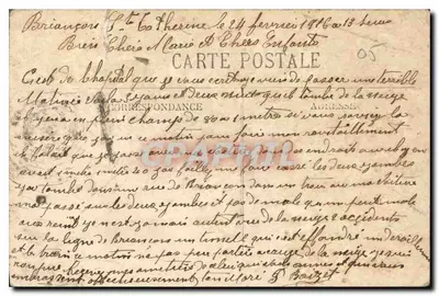Briançon — Vista geral — V. Tournier, Gap, n°163 — Verso