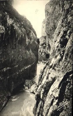 Grand Canyon del Verdon — vista del pasillo Samson — Mollaret