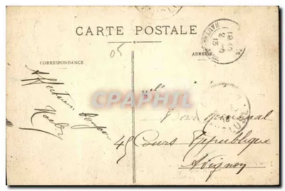 Alpy — Grande Ruine, Col de la Cassse Déserte, Pic Bourcet — V. Fournier, wyd., Gap, nr 16 — Rewers
