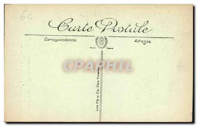 Beauvais — A Manufatura Nacional — Tapeçaria. Jeanne-Hachette trazendo a bandeira tomada dela dos Borgonheses 1472 (século XV). — I.L. — Verso