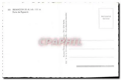 Porte de Pignérol — Briançon — éditeur Ryner — Rewers