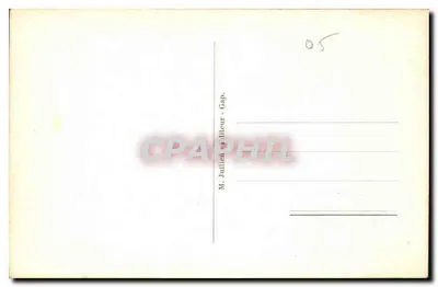 Alpy — Massif du Pelvoux. Jezioro Eychauda. Skaliste Yret — M. Julien, wydawca - Gap, nr 139 — Rewers