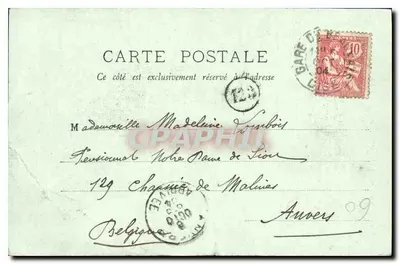 Beauvais — Beeld van Jeanne Hachette — LL — Achterkant