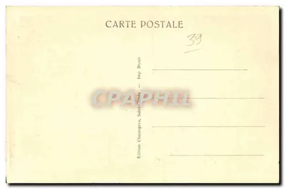 Saint-Claude — A Cascata dos Combès — Edição Chesséros, Imp. Braun — Verso