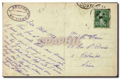 Lei cascate del « Creux-Billard » — Vicino a Salins-les-Bains (Jura) — Edizione Figue, Salins — Verso