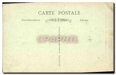 Spadzista Tufts — Baume-les-Messieurs — Ilustrowana Franche-Comté — Rewers