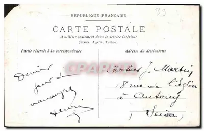 La Chapelle-sur-Furieuse (Jura) — El antiguo Castillo de Germigney (siglo XV) — Libr. David-Mauvras, Salines-les-Bains (Jura), n° 221 — Reverso
