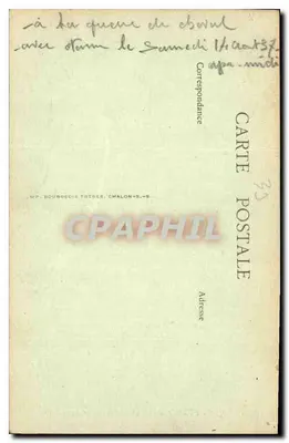 Wodospad Queue de Cheval — Jura-Touriste — B. F. Chalon — Rewers
