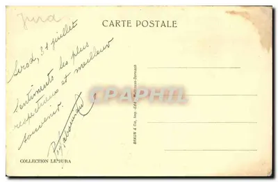 Le Hérisson — Skoczek Saut de la Forge — seria 5104 — Rewers