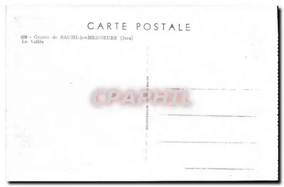Grotten van Baume-les-Messieurs — La Vallée — Héloïse Baudure & Magon, n°208 — Achterkant