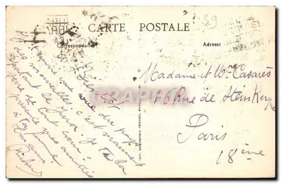 Roches de Baume — Wodospad Grot — Wyd. A. Lons-le-Saunier — Rewers