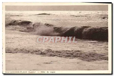 Biscarrosse-Plage (Landes) — Efeito de onda — Foto Viguès (Landes) - Edição Béatrice-Sauvage