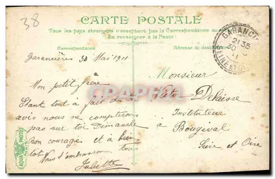 Grenoble - Plac Victor Hugo - Forty i święty Eugeniusz — Rewers