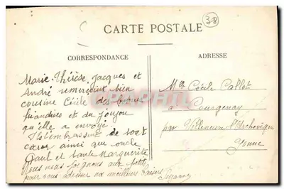 Dauphiné - Weg naar de Grande Chartreuse - De Ingang van het Woestijn - E.R. — Achterkant