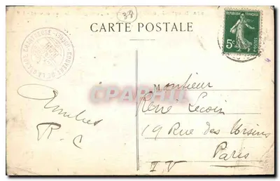 Dauphiné - Grande Chartreuse, algemene uitzicht van het klooster - E.R. — Achterkant