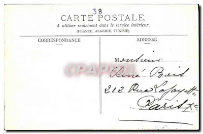 Grenoble — Plac Victor Hugo i Forty — Papeterie des Alpes, Robert, Grenoble — Rewers
