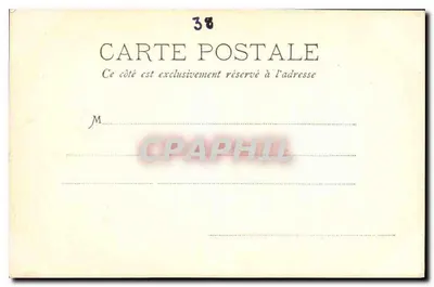Grenoble, o Isère e o St. Eynard — Papelaria das Alpes Eug. Robert, Grenoble — Verso