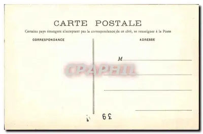 Arredores de Champagnole (Jura) — Perte de l'Ain (Entrada) — B. F., Paris, n° 4760 — Verso