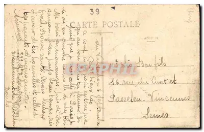 MOUTHE - Źródło rzeki Doubs — Wycieczka do Franche-Comté — wydawca nieznany, n° 769 — Rewers