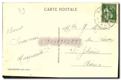 Mouthier-Haute-Pierre — A Percée — Braun & Cie, n°4061 — Verso