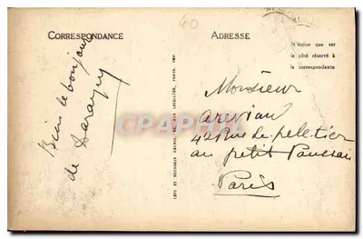 Cap Breton pitoresco — vista de pinheiros — editor LL, n° 68 — Verso