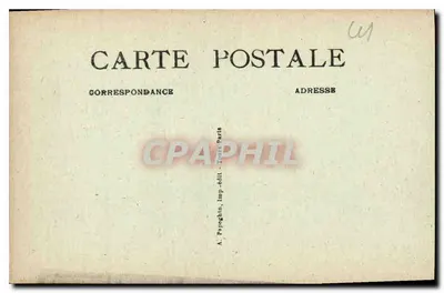 Chambord — O Castelo — Os Combles — A. Papoghin, Imp.-Édit. Paris — Verso