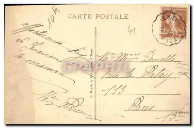 Blois (Loir-et-Cher) — O Castelo (Monumento Histórico) — A. P. — Verso