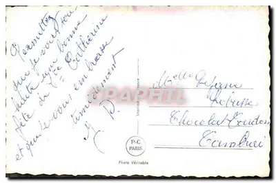 Młody para przy brzegu kanału — Photo Véritable, n°7088 — Rewers