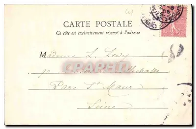 Blois — Castillo — Ala de Francisco I — B. F., París — Reverso
