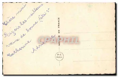 Sainte-Catherine — Portret kobiecy — P-C Paris nr 5723 — Rewers