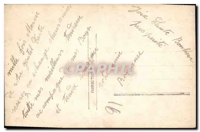Donna in abito verde tra fiori — Parigi 1909 — Editore DS — Verso