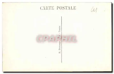 Chambord — Il Castello (mon. hist.) La grande Lanterne — R. Dorange, editore, Tours — Verso