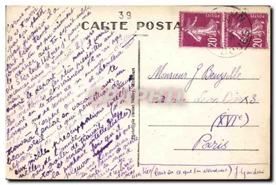 Salins-les-Bains — Fuente del Lison — D.D. n°5 — Reverso