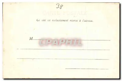 Pont-en-Royans — widok wioski przy brzegu rzeki — wydawca ABAC — Rewers